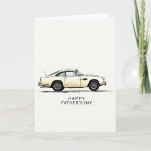 Cream Coupe Vatertagskarte Karte