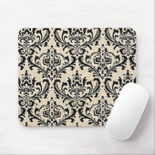 Cream Damask 2 ~ Mousepad (Mit Mouse)