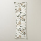 Cream Deer Woodland Animals Christmas Seitenschläferkissen (Vorderseite Vertikal)