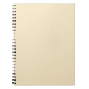 Cream Ecru Beige Notebook Notizblock