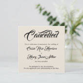 Cream Elaborate Cancale Wedding Ankündigung (Stehend Vorderseite)