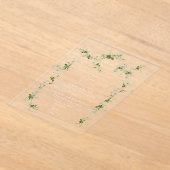 Cream Elegant Eucalyptus Wreath Save the Date Acryleinladungen (Ablage )