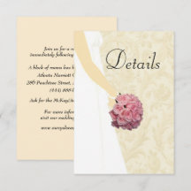 Cream Elegant Wedding Gown Details