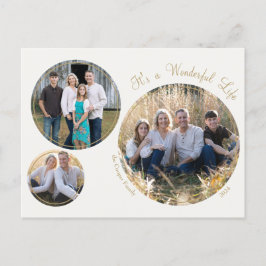 Cream Elegante Minimalistisch Weihnachten Drei Fot