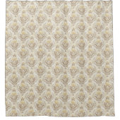 Cream Elfenbein Vorhang Eleganter viktorianischer (Vorderseite)