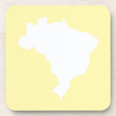 Cream Festive Brasilien in Emporio Moffa Getränkeuntersetzer (Vorderseite)