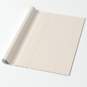 Cream Festive Weihnachtsfarbe Geschenkpapier (Ungerollt)