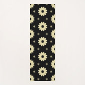 Cream Floral Yogamatte (Vorderseite)