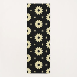 Cream Floral  Yogamatte