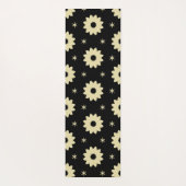 Cream Floral Yogamatte (Rückseite)