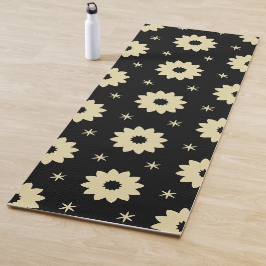 Cream Floral  Yogamatte (Beispiel)