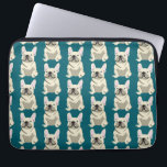 Cream French Bulldog Laptopschutzhülle<br><div class="desc">Cream French Bulldog</div>