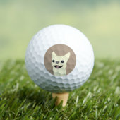 Cream French Bulldog, Warm Taupe Golfball (Insitu T-Shirt)