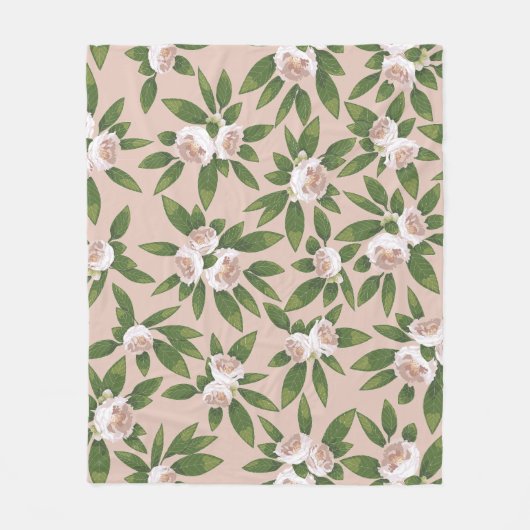 Cream Garden Harmonie Grosses Fleecedecke (Vorderseite)