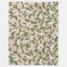 Cream Garden Harmonie Grosses Fleecedecke