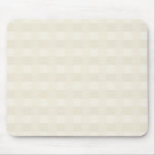 Cream Gingham Kariert Pattern Mouse Pad Mousepad (Vorne)