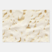 Cream Gold Cowhide Geschenkpapier Set (Vorderseite)