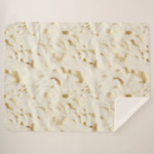 Cream Gold Cowhide Sherpadecke (Vorderseite (Horizontal))
