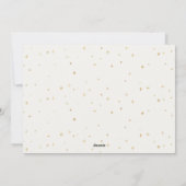 Cream Gold Elegante Minimalistische Weihnachten Ho (Rückseite)