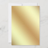 Cream Gold Ethnic Elephants Indian Wedding Einladung (Rückseite)