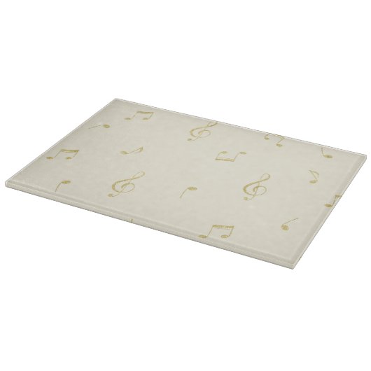 Cream Gold Noten Schneidebrett (Ecke)