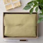 Cream Gold Solid Color Seidenpapier (Geschenk)