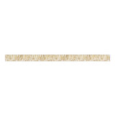 Cream Gold Zebra Print       Ripsband (Vorderseite)