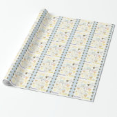 Cream Graffiti Style Duschgeschenk Wrap Geschenkpapier (Ungerollt)