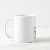 Cream Green Organic Bag Leaf Kaffeetasse (Links)