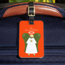 Cream Guardian Angel (beidseitig) Gepäckanhänger