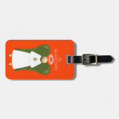 Cream Guardian Angel (beidseitig) Gepäckanhänger (Vorderseite horizontal)