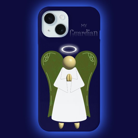 Cream Guardian Angel Case-Mate iPhone Hülle