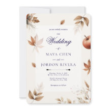 Cream Herbst Erntezeit Hochzeit