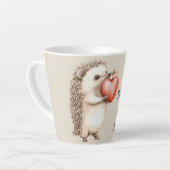 Cream Igel Apple Heart Milchtasse (Linke Ecke)