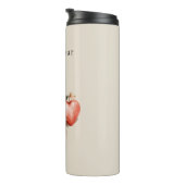 Cream Igel Apple Heart Thermosbecher (Nach rechts gedreht)