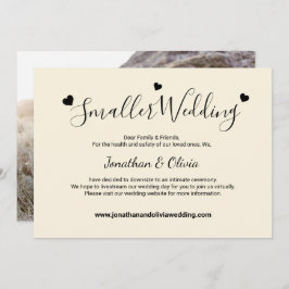 Cream Ivory Kleinere Hochzeiten Foto Hochzeitsfeie Ankündigung
