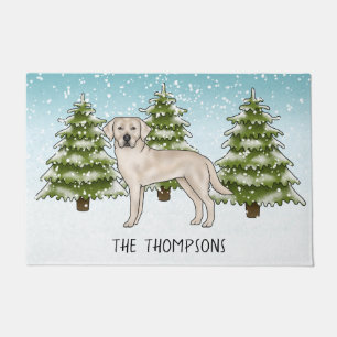 Cream Labrador Retriever Hund Benutzerdefiniertes  Fußmatte