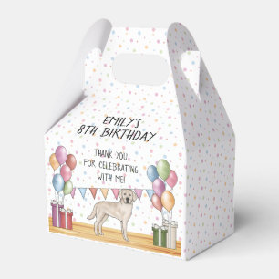 Cream Labrador Retriever Labrador Geburtstag Viele Geschenkschachtel