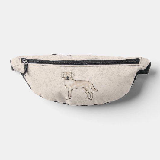 Cream Labrador Retriever Niedlich Cartoon Labrador Bauchtasche (Ablage )