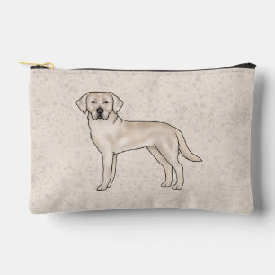 Cream Labrador Retriever Niedlich Cartoon Labrador Zubehörtasche