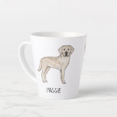 Cream Labrador Retriever Niedlicher Labrador Ihr N Milchtasse (Linke Ecke)