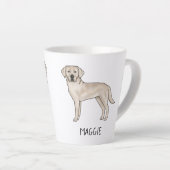 Cream Labrador Retriever Niedlicher Labrador Ihr N Milchtasse (Rechte Ecke)