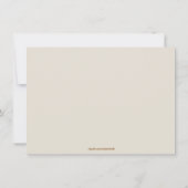 Cream Lace2 Religiöse Fotokarte Dankeskarte (Rückseite)