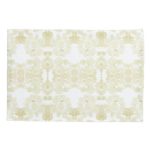 Cream Lace-like Pillowcase Kissenbezug (Rückseite-Links)