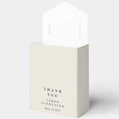 Cream Law Scales+Laurel Wreath Graduation Geschenkschachtel (Offen)