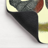 Cream Legbar Chickens Mousepad (Ecke)