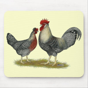 Cream Legbar Chickens Mousepad