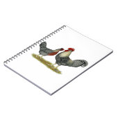 Cream Legbar Chickens Notizblock (Linke Seite)