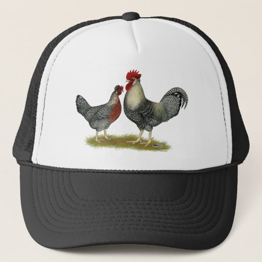Cream Legbar Chickens Truckerkappe (Vorderseite)
