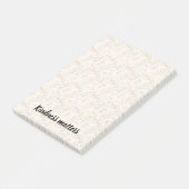 Cream Leopard Druckfreundlichkeit spielt eine Roll Post-it Klebezettel (angewinkelt)